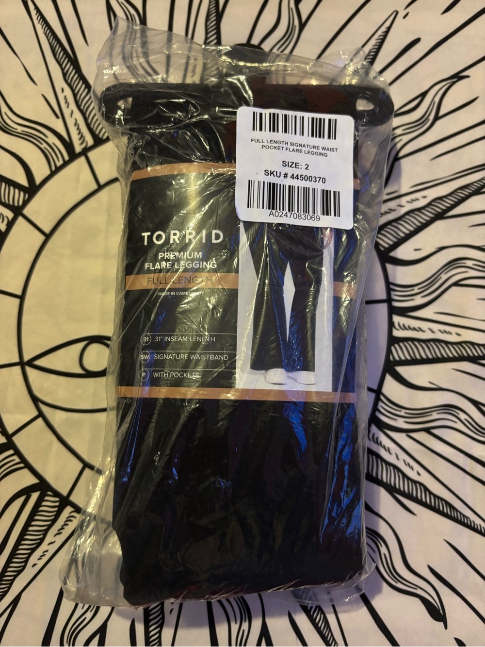 torrid Black Premium Flare Leggings - Full Length